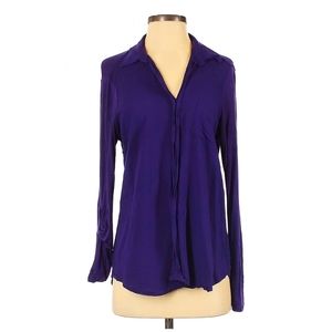 Purple Collared Blouse